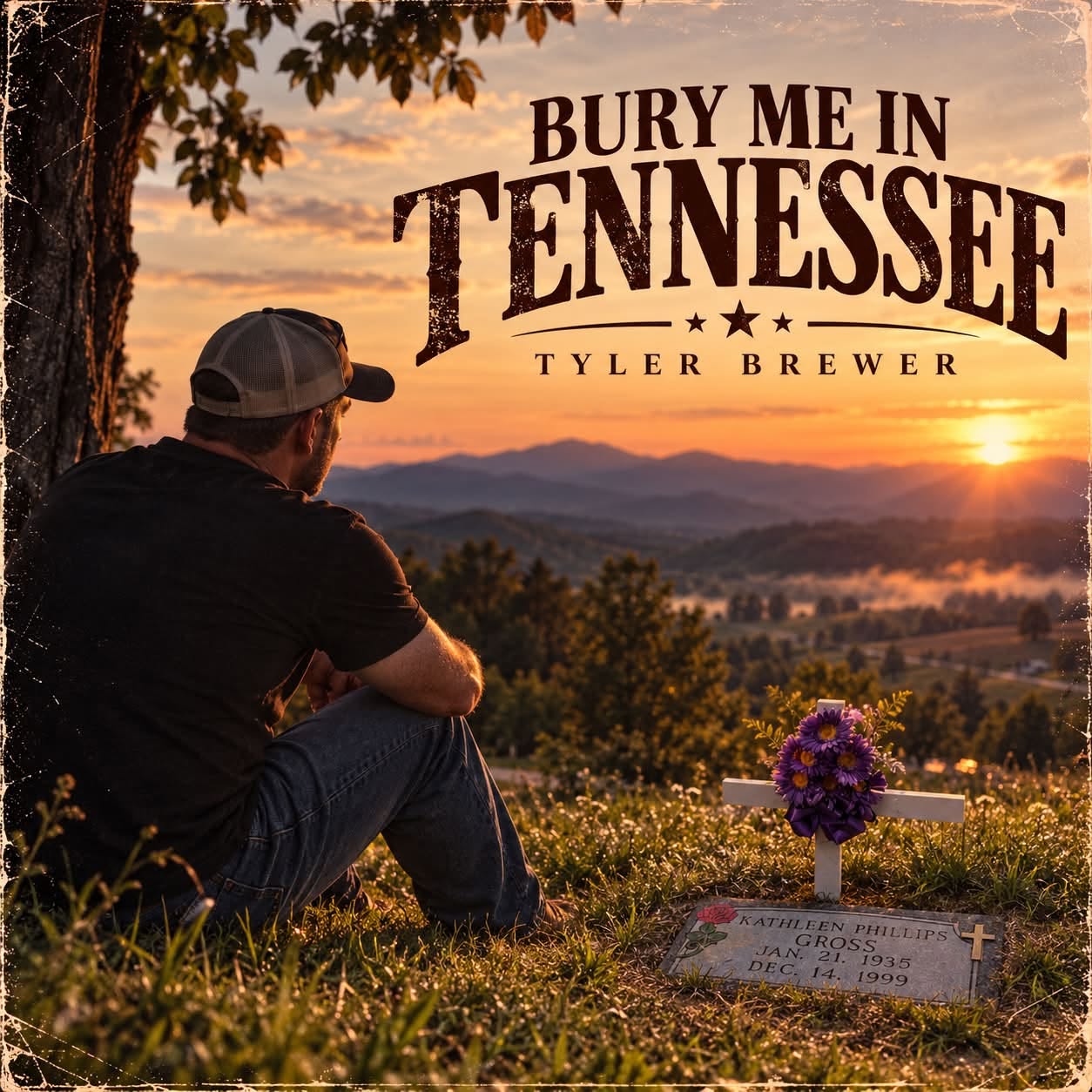 Official Bury Me in Tennessee single artwork by Tyler Brewer